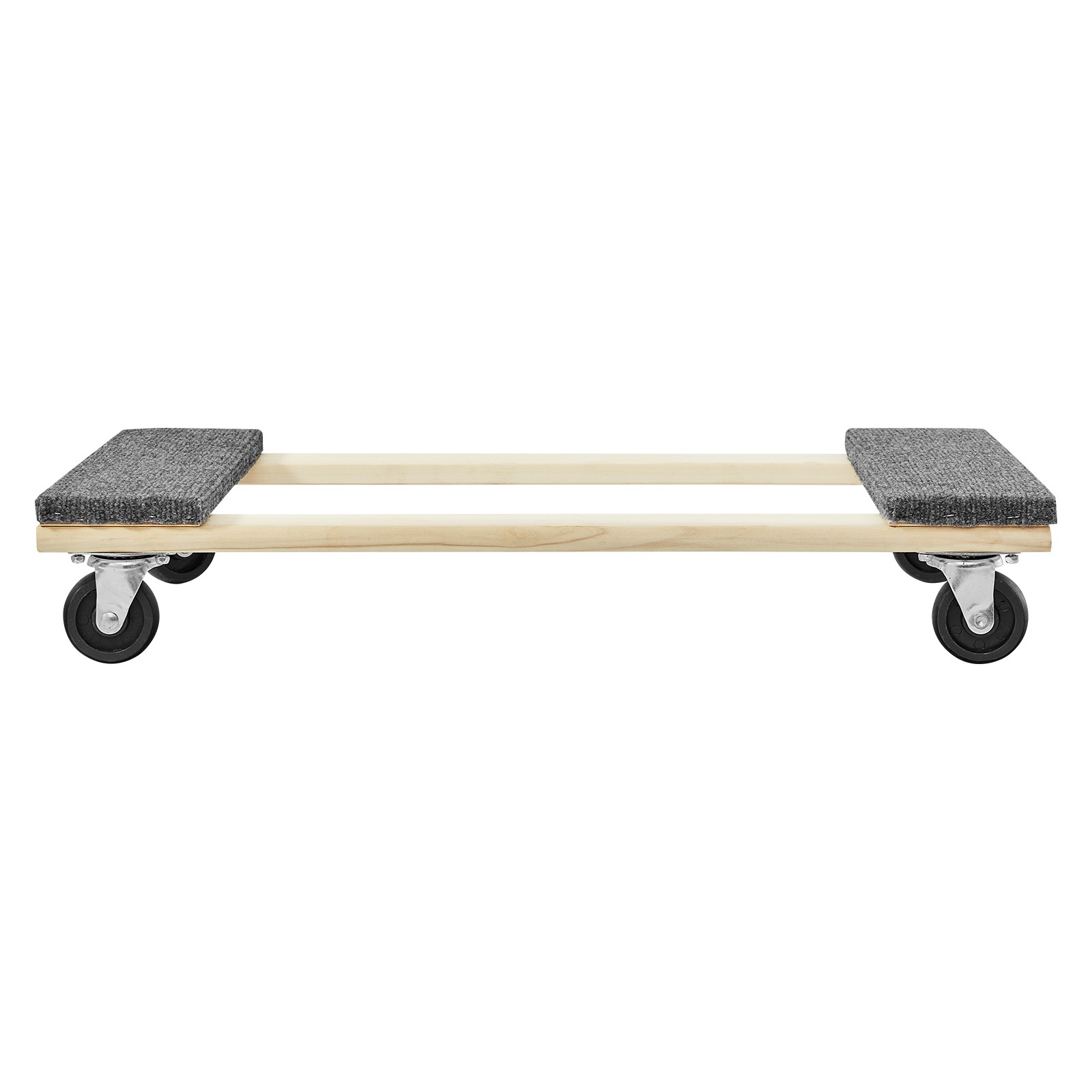 VEVOR Furniture Dolly Moving Dolly Caster 1000 lb Capacity 4 Rolling Wheels Wood