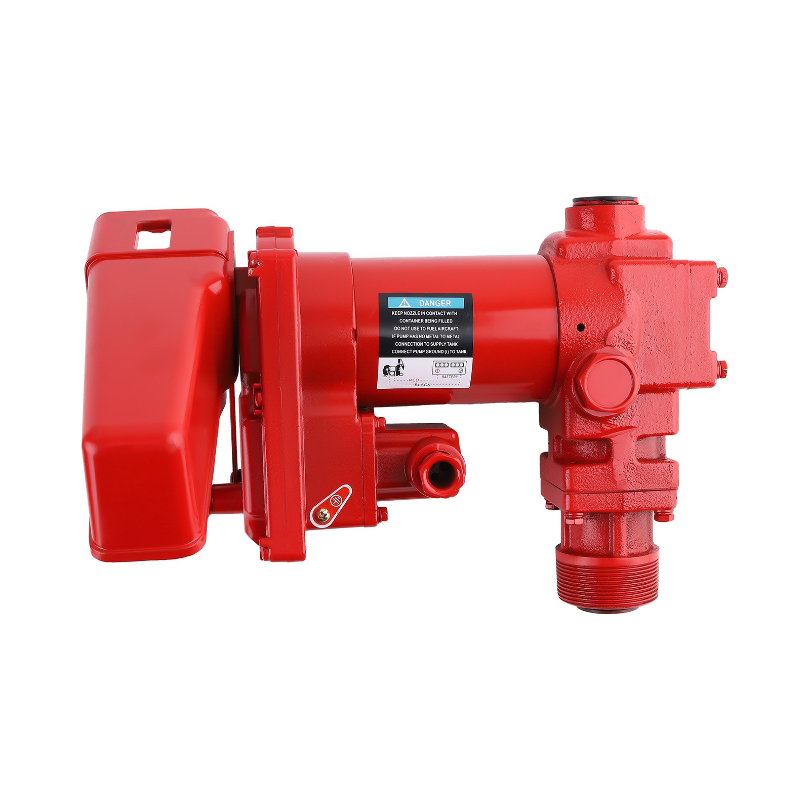 15GPM New Fuel Transfer Pump 12V DC Gasoline with Nozzle Diesel Kerosene Gas