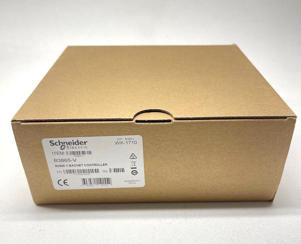Schneider B3865-V BACNet Andover Continuum Controller w/ Built-in Actuator, NEW