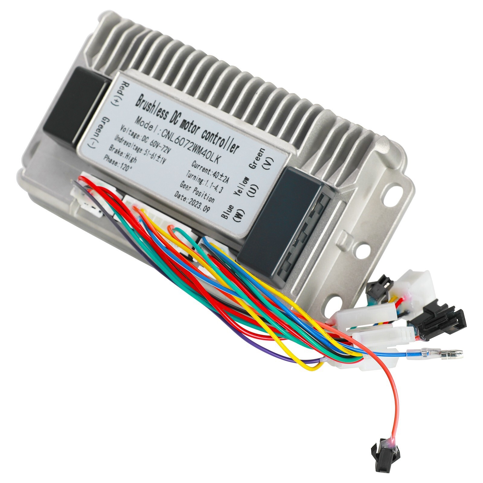 72V 1000W Brushless Motor Grip Full Kit Battery Wire for 2 Wheeler Bicycle Razor