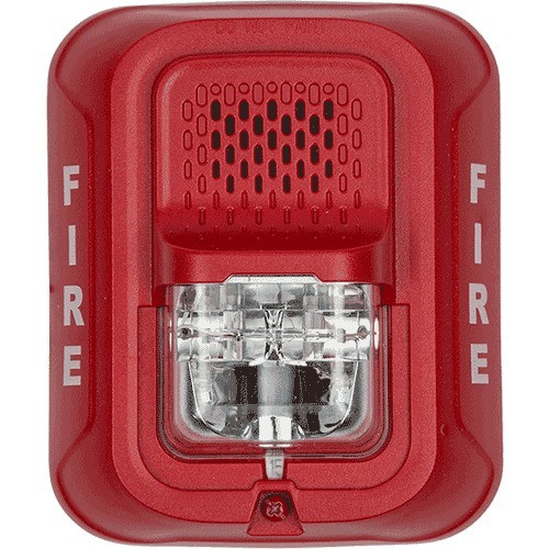 System Sensor P2RL 2 Wire Horn Strobe Sensor – Red