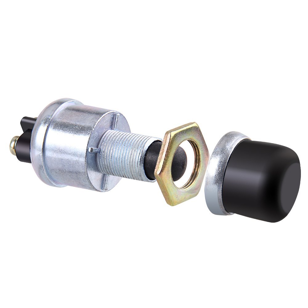 Heavy-Duty Push Button Switch Momentary Push On 50 AMP 12V 24V Ignition Starter