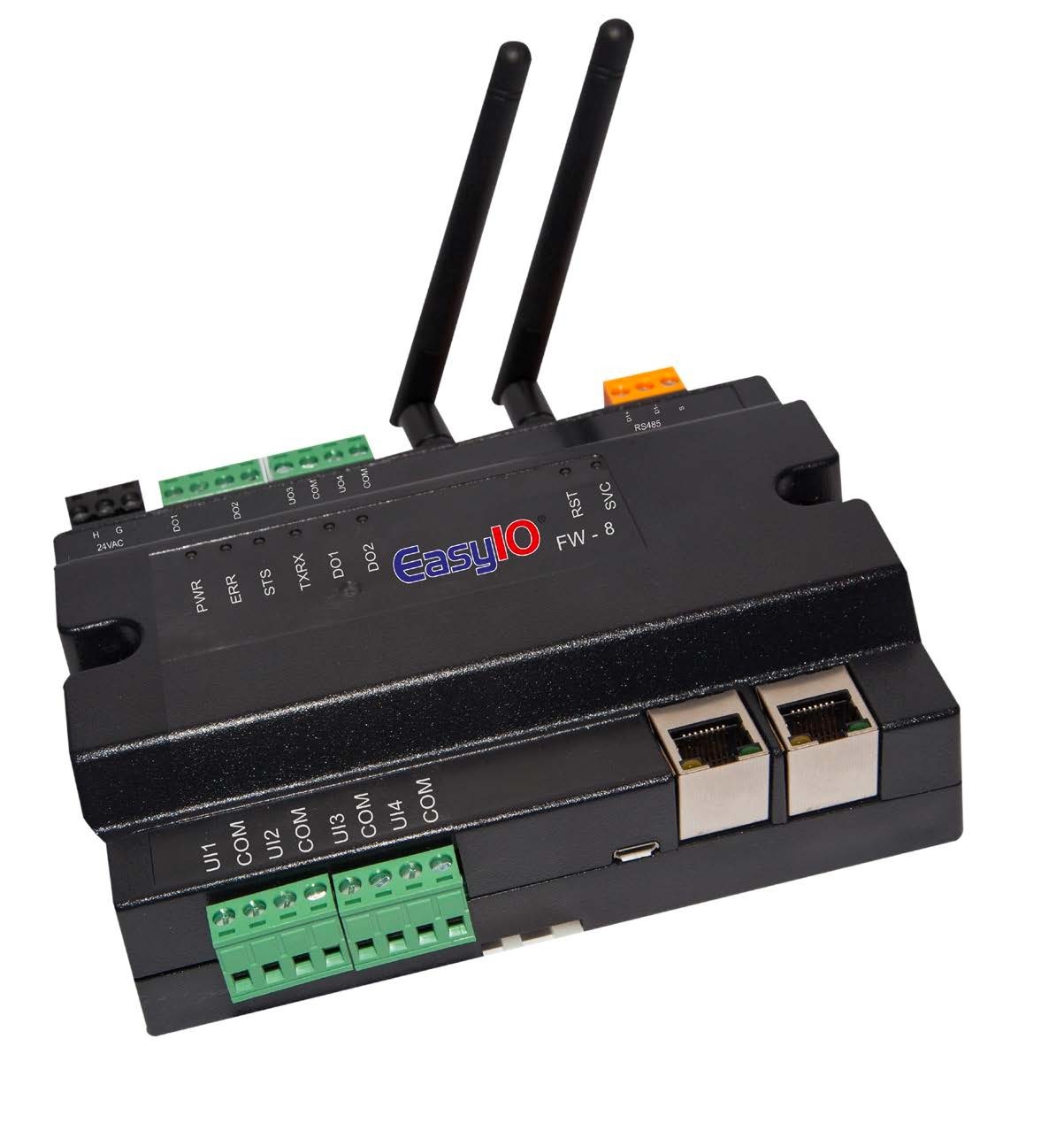 Johnson Controls EASYIO FW-08 WiFi BMS/BAS Controller – NEW