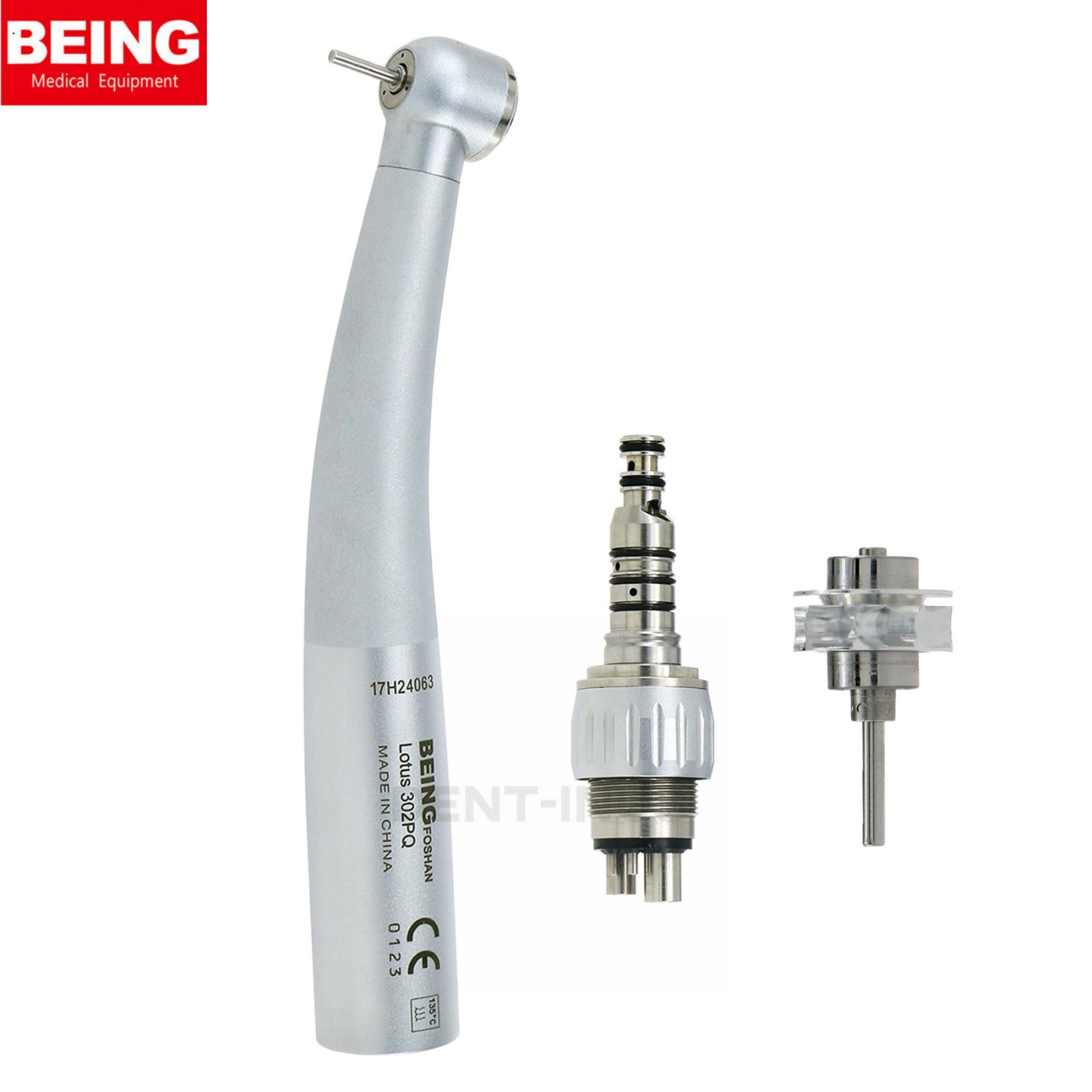 BEING Dental High Speed Fiber Optic Turbine Handpiece for KAVO Coupler 4/6 Holes