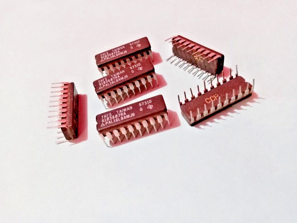 20PCS LOT- Texas PAL16L8AMJB SPLD – Simple Programmable Logic Device ICs- NEW