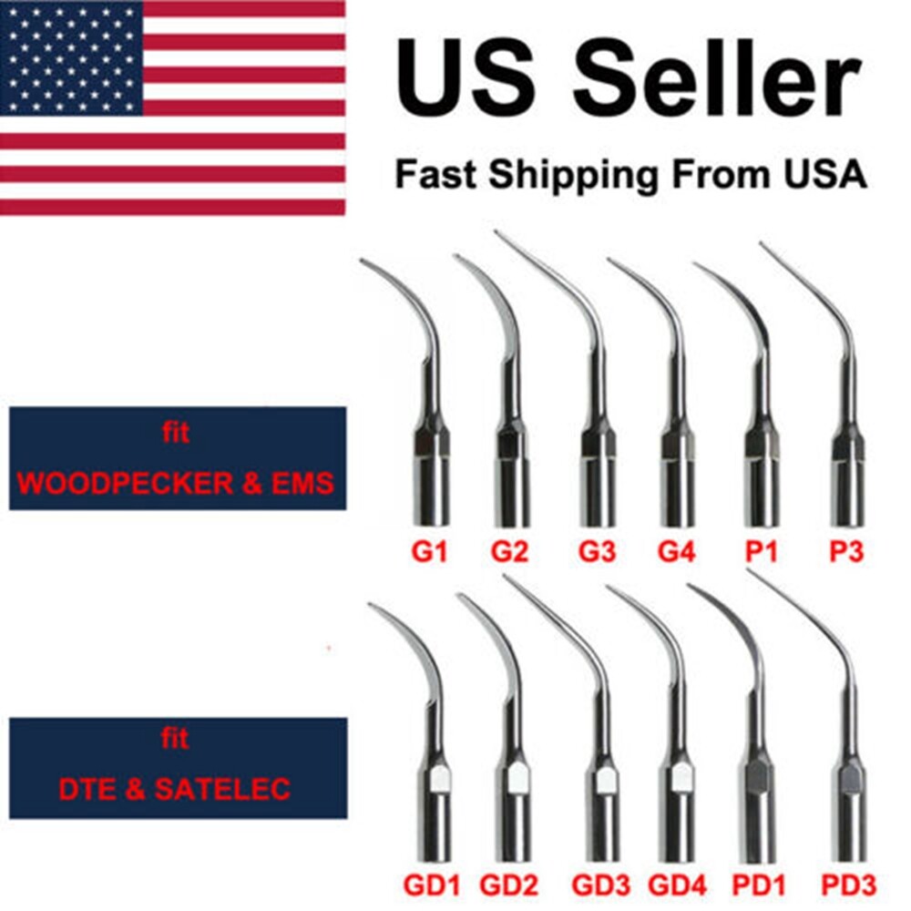 Dental Ultrasonic Piezo Scaler Tips fit EMS Woodpecker / DTE SATELEC CE FDA