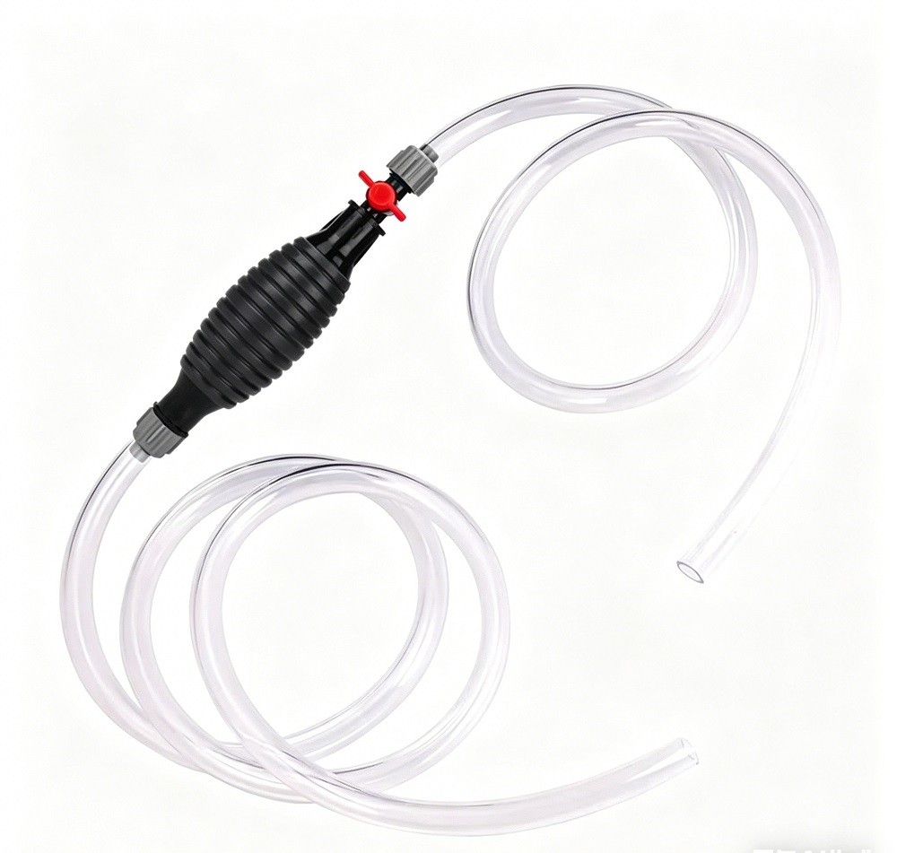 9.8Ft Siphon Hose Multifunction Pump Oil Water Fuel Gasoline Transfer Hand Pump