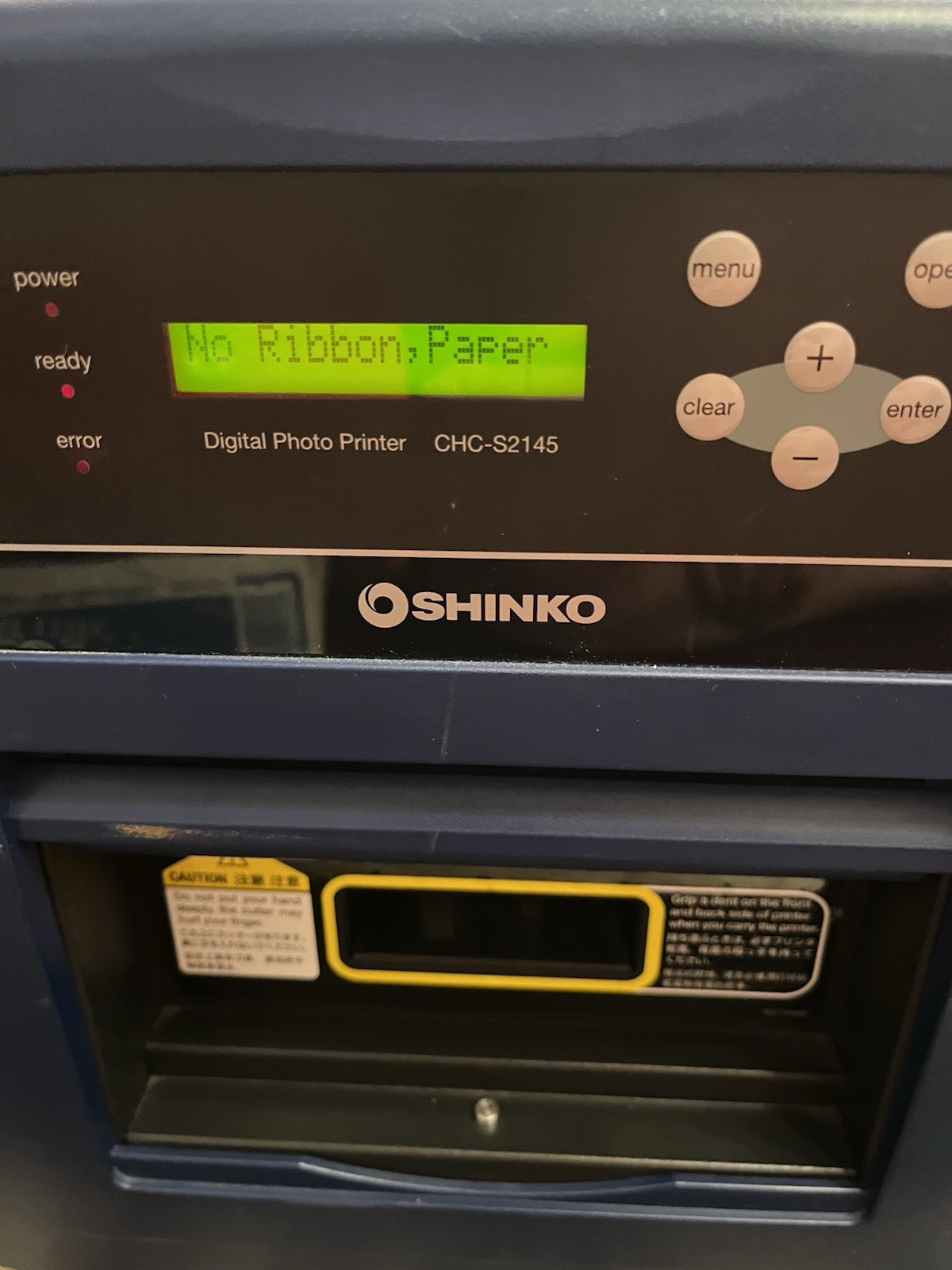 SHINKO Digital Photo Printer CHC-S2145-5 Sinfonia Photo Booth Dye Sub + 2x Paper