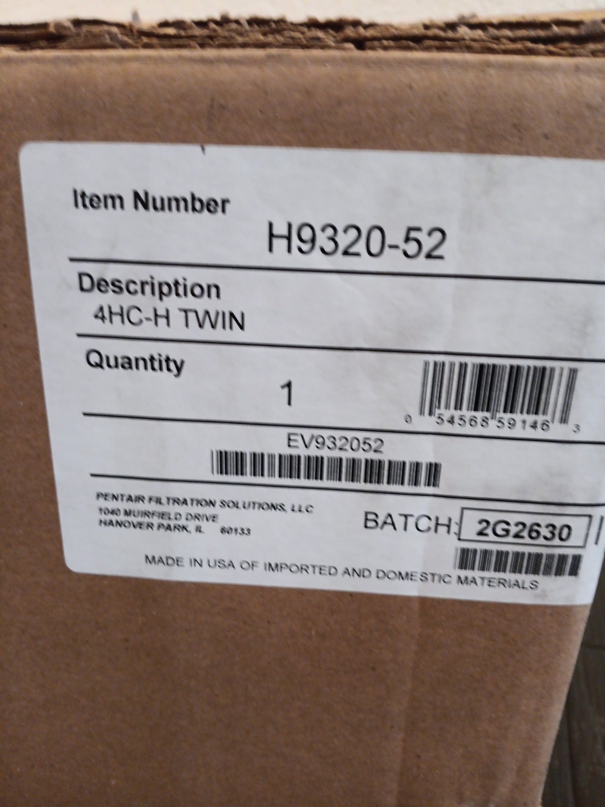 Hoshizaki Twin Filter Assembly W/Housing H9320-52 – A001