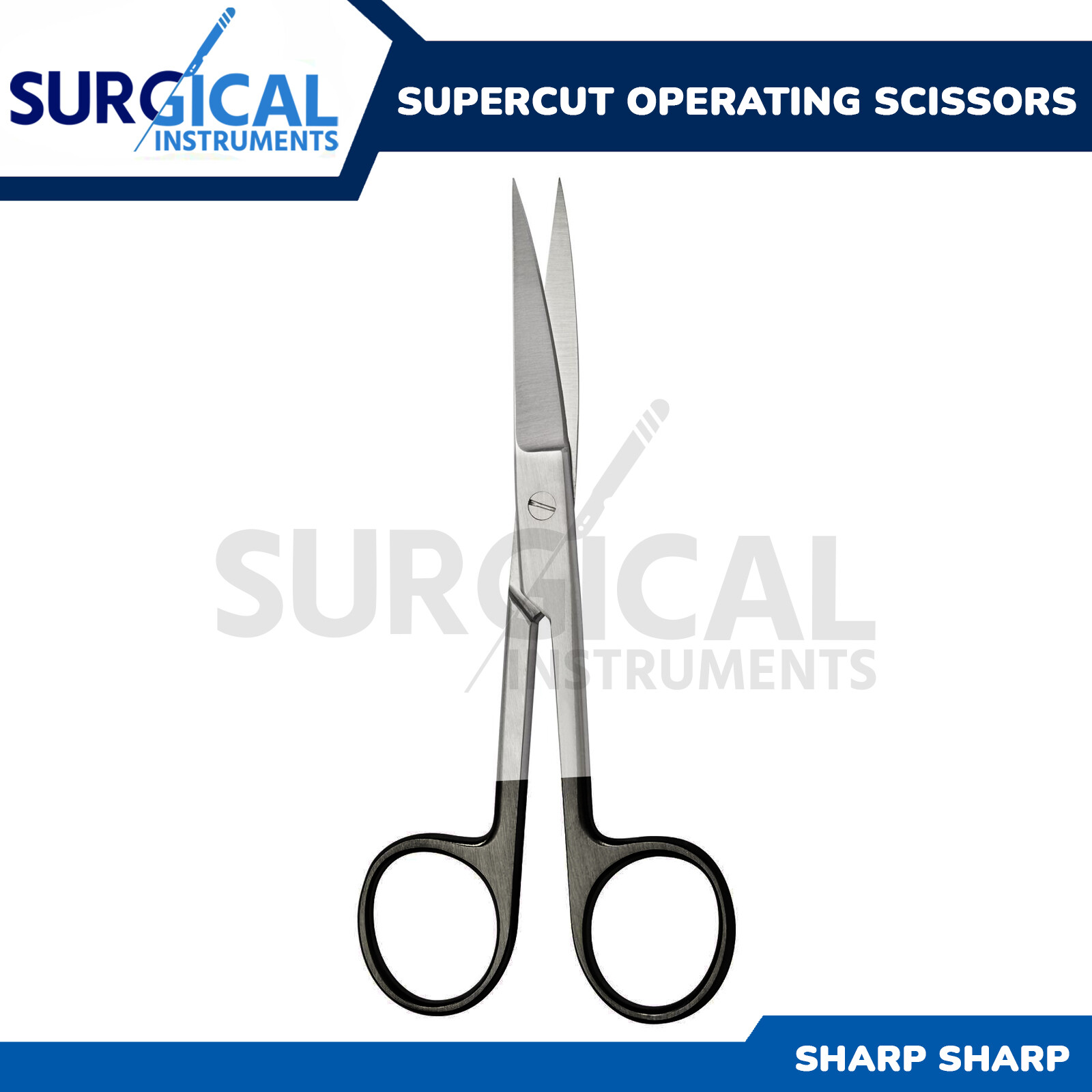 Supercut Operating Scissors 5.5″ Curved Very Sharp Surgical Instruments German G