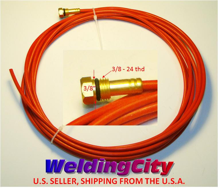 WeldingCity® MIG Welding Gun Teflon Liner 194T-011 030″-035″ 15-ft Miller Hobart