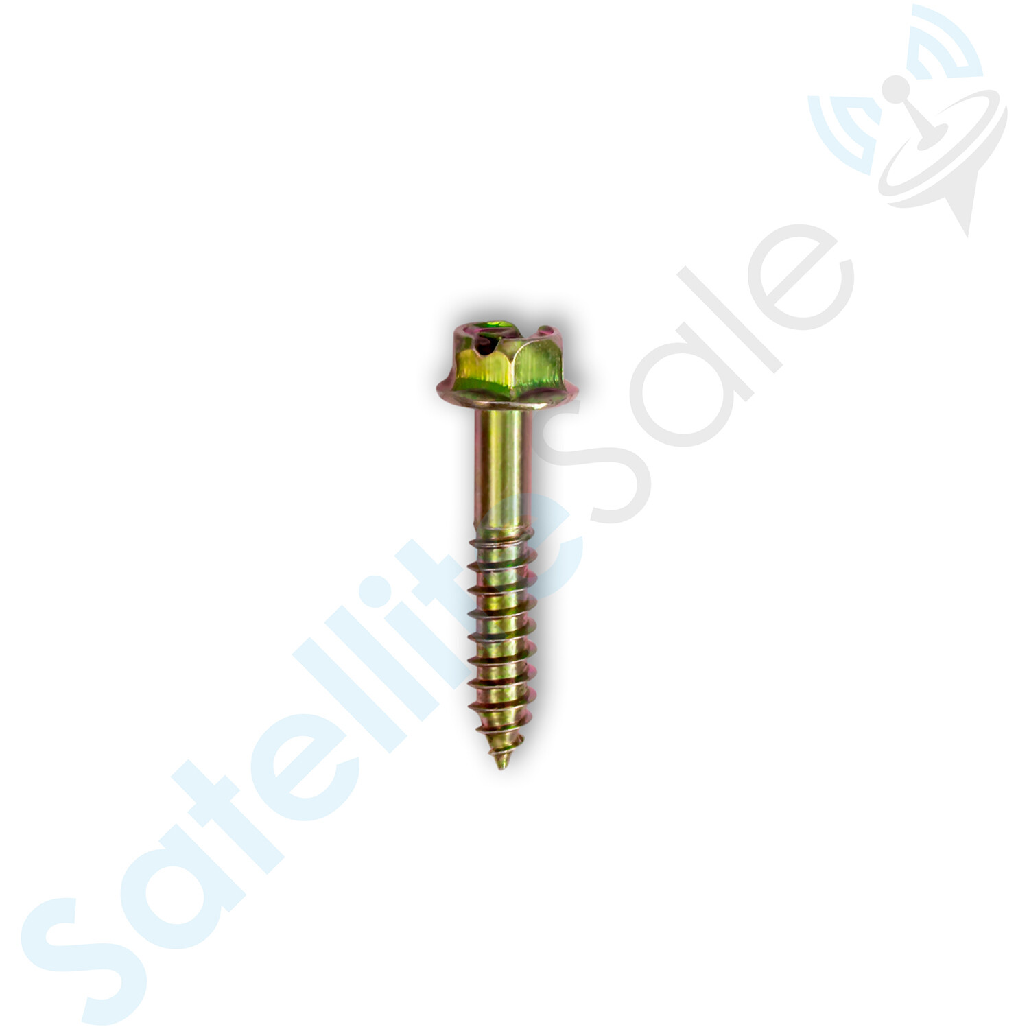 SatelliteSale Black RG6 Single Cable Grip Mounting Screw Clips 100 CT