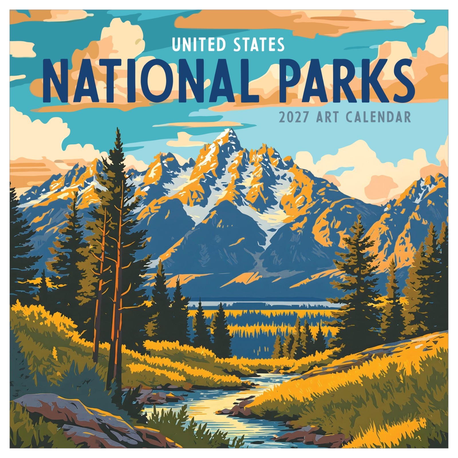 2027 National Parks-Art Wall Calendar