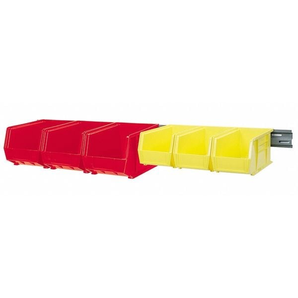 Akro-Mils 30148 Gray Steel Bin Rail