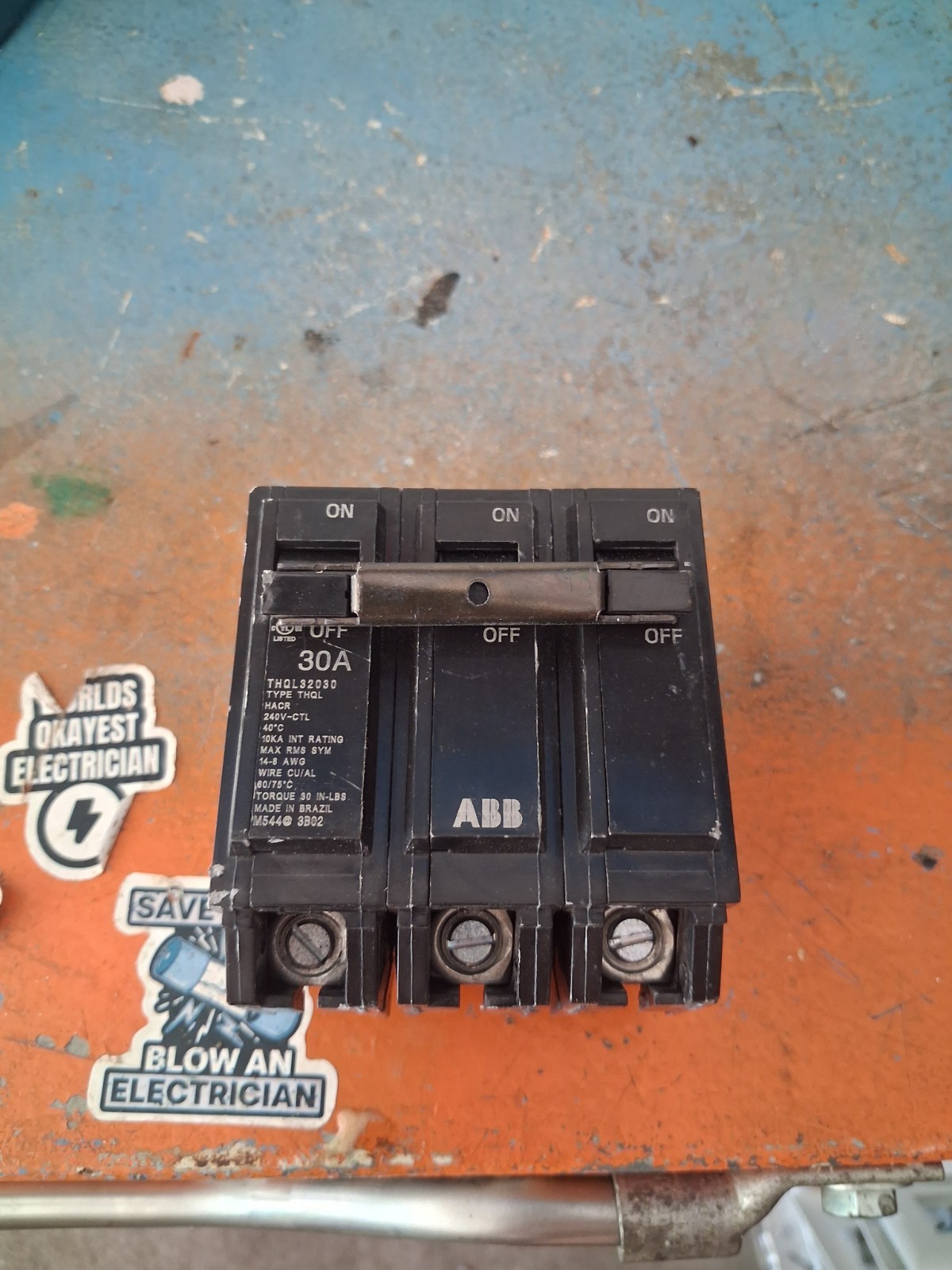 ABB Q-Line THQL32030 Circuit Breaker – 30A / 3-Pole – 120/240 VAC