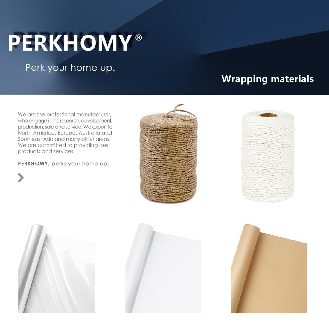 Wrapping Paper, Craft Paper,Brown Wrapping Paper Roll 17.5″x 100ft for Gift Wrap