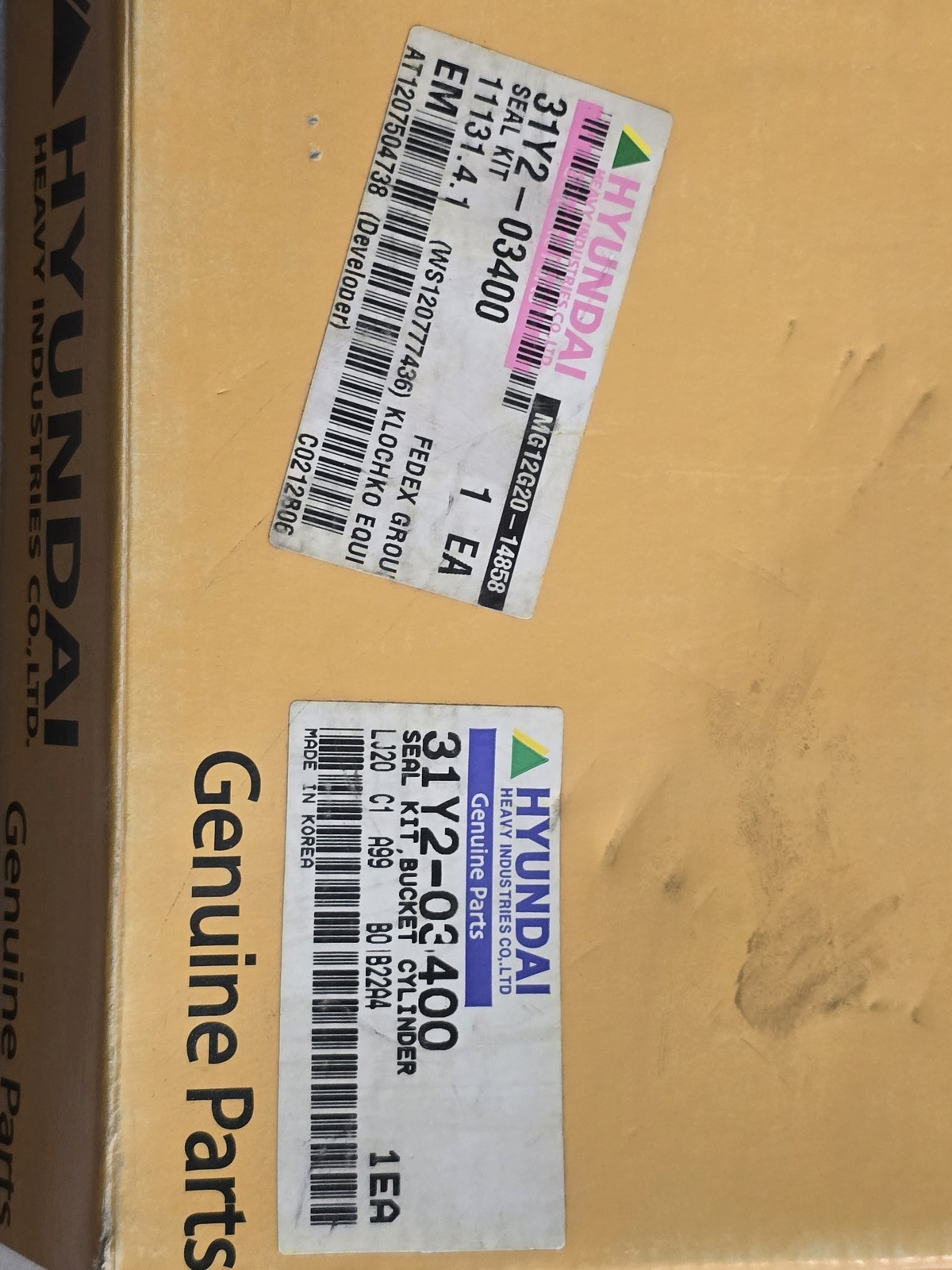 New Genuine HYUNDAI 31Y2-03400 Seal Kit