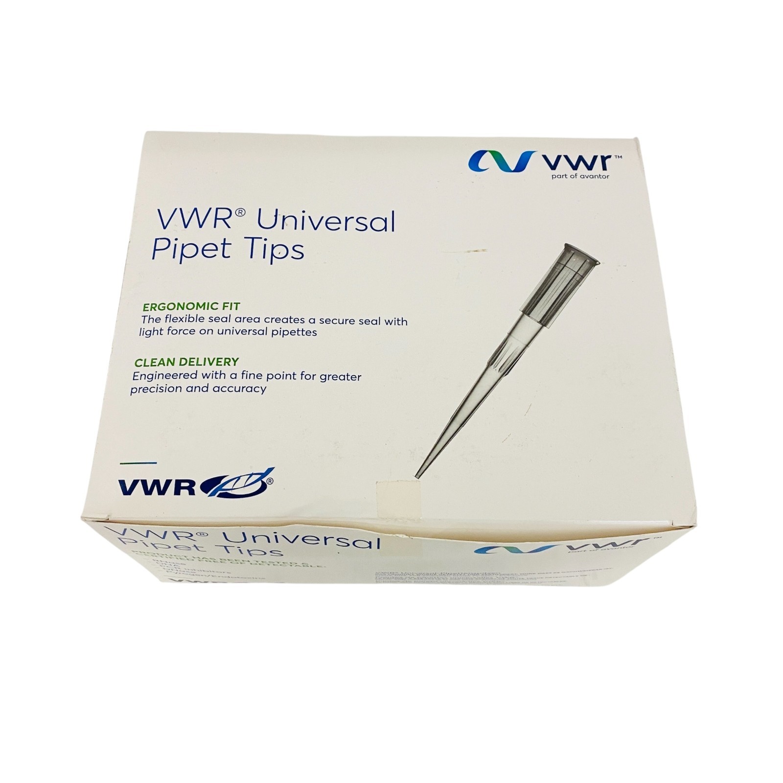 VWR 76322-144 Universal 200µl Pipet Tips Low Retention 10 Racks/Pack Exp 11/2028