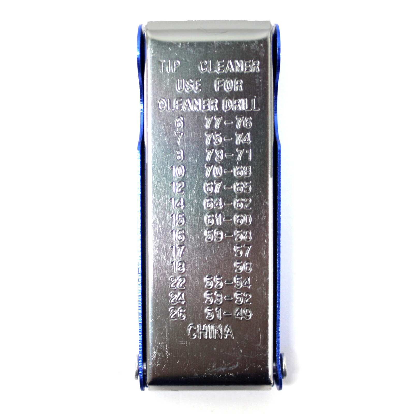 13 in 1 Welding Torch Nozzle Tip Cleaner Blue Metal Shell For Welder Soldering