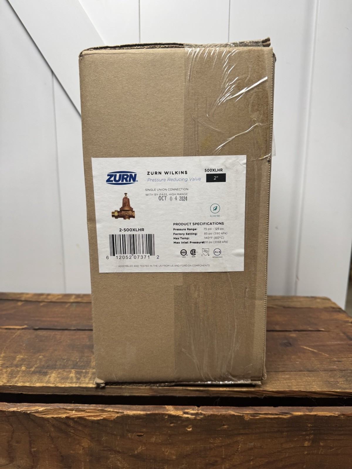 Zurn Wilkins 2” 500XLHR Pressure Reducing Valve Lead Free New in Box PRV