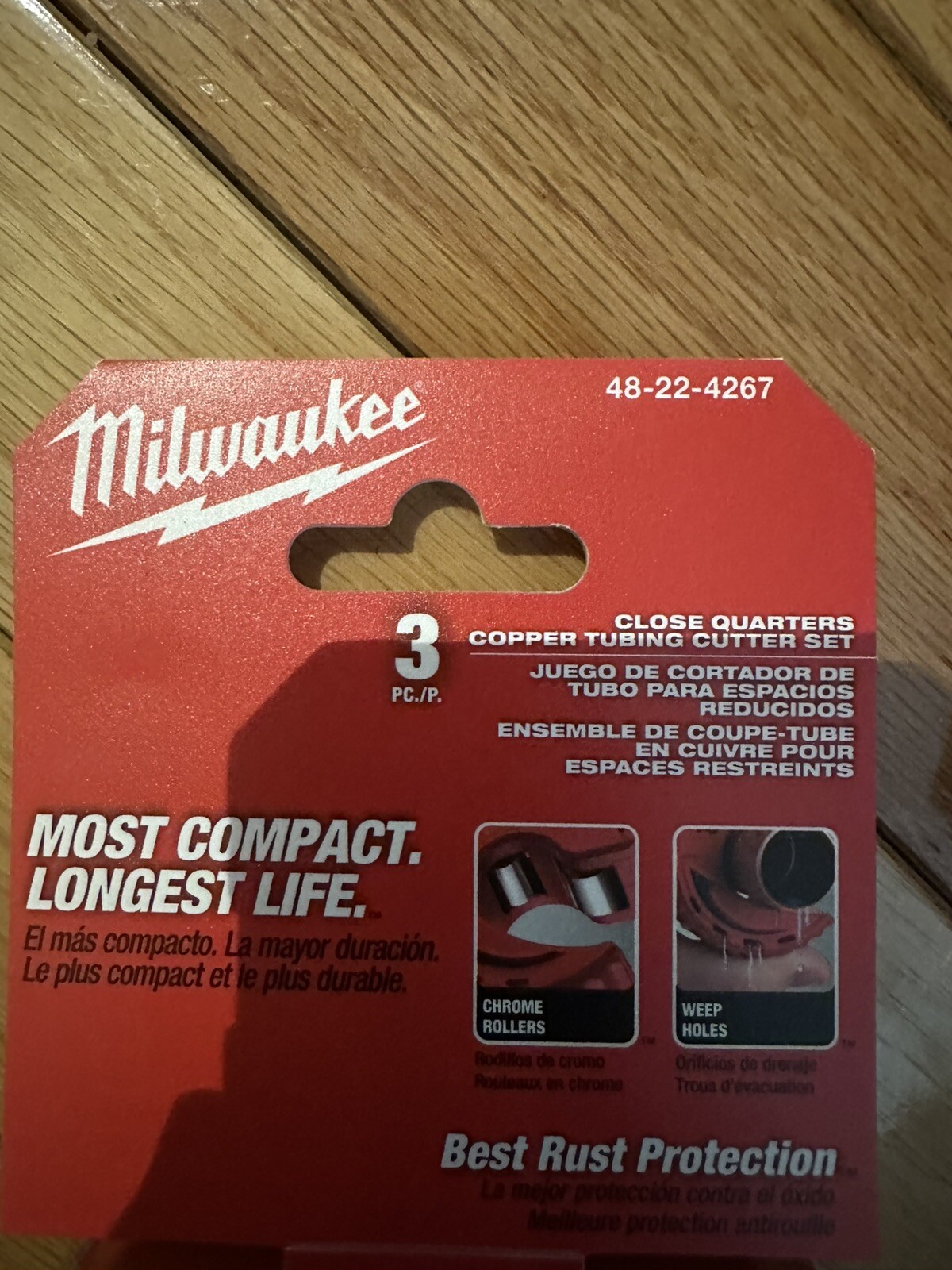 3 MILWAUKEE 3 PCS CUTTER SET 48224267