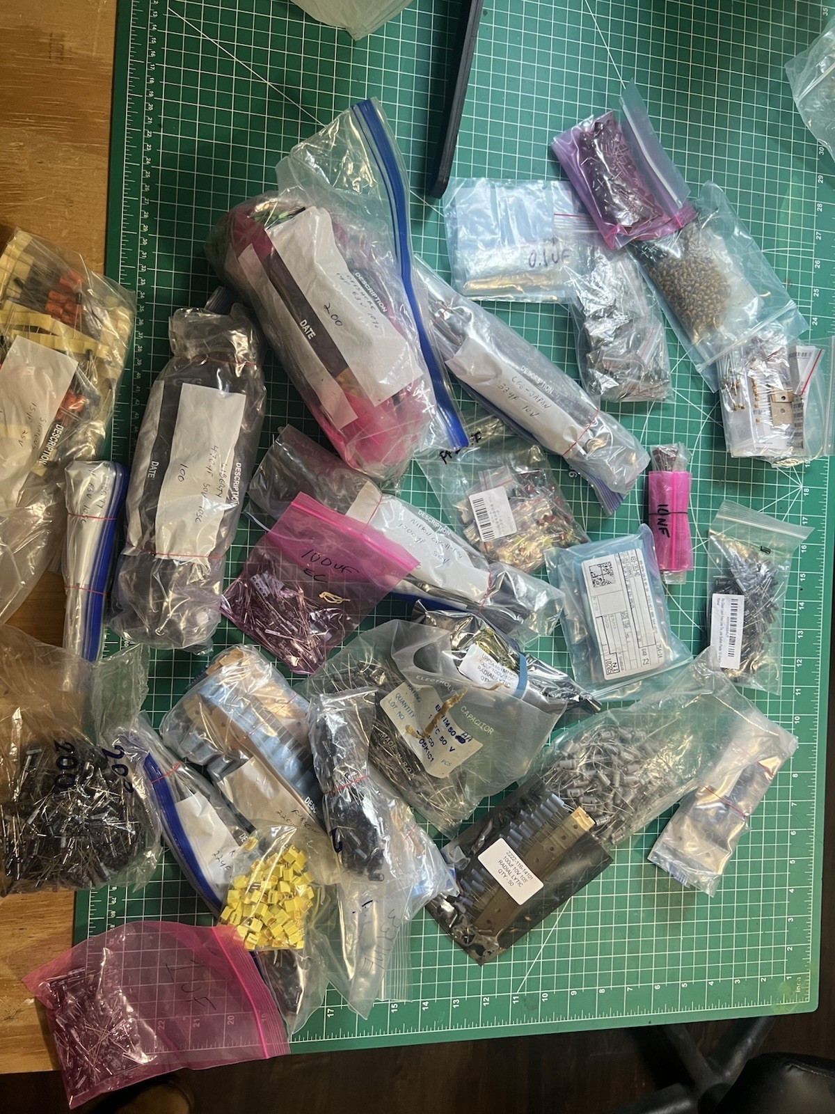 HUGE 11lb Lot Of Electronic Components NOS