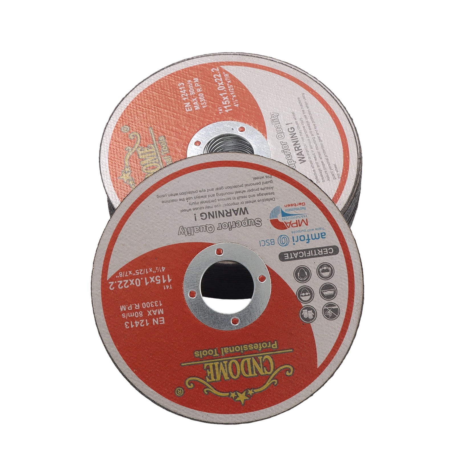 4.5″x0.040″x7/8″ 100 Pcs Cut-off Wheel – Metal & Stainless Steel Cutting Discs