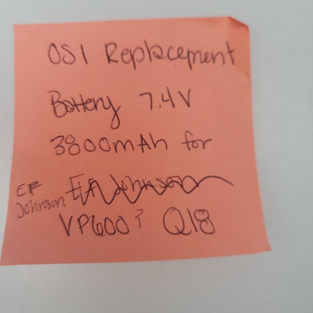 OSI Batteries OSVP600LI-I Replacement Battery 7.4v 3800mAh for EF Johnson VP600