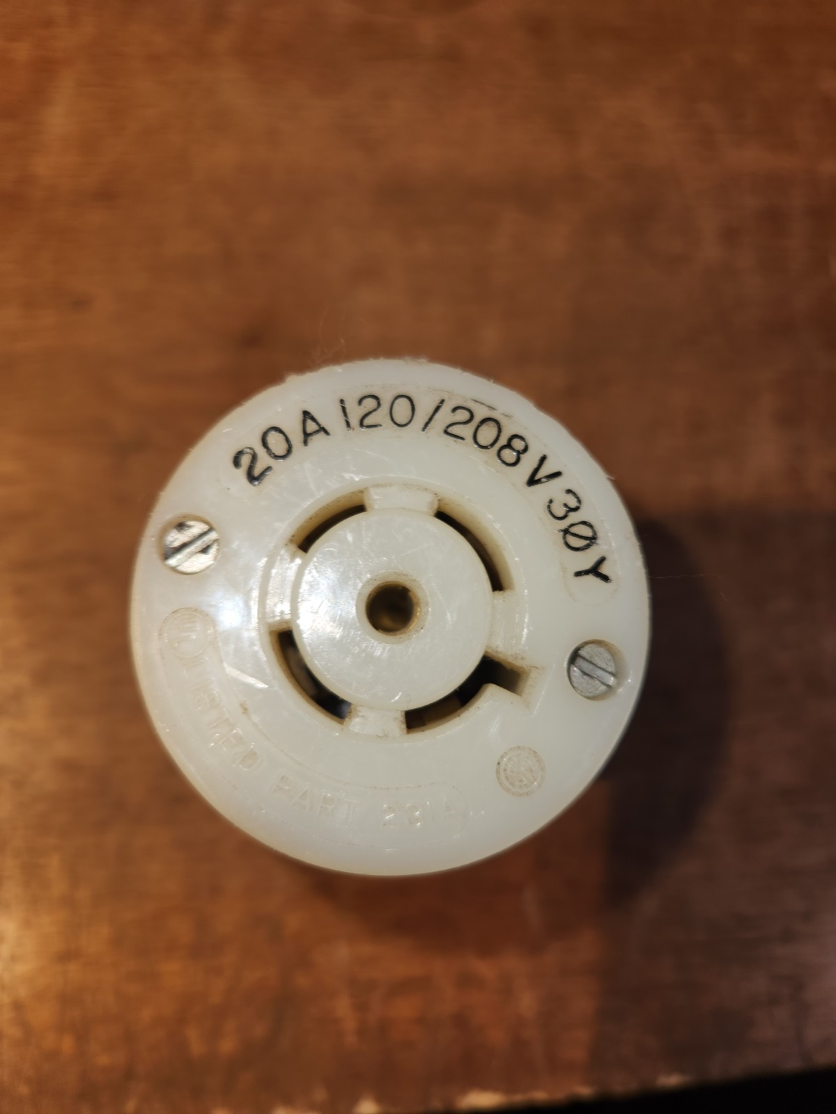 USED Hubbell HBL2513 Twist-Lock L21-20R NEMA Receptacle 20A 120/208V SHIPS FREE