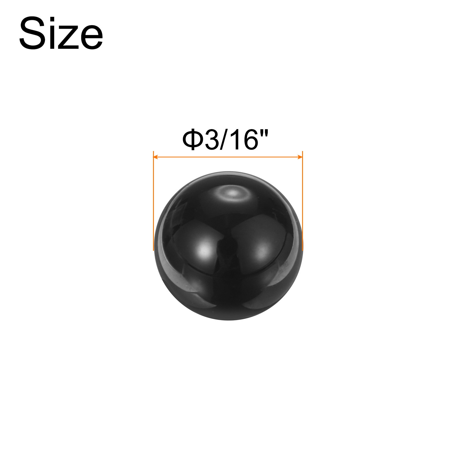 100pcs Ceramic Bearing Balls 3/16″ 4.763mm Si3N4 Silicon Nitride Ball G5