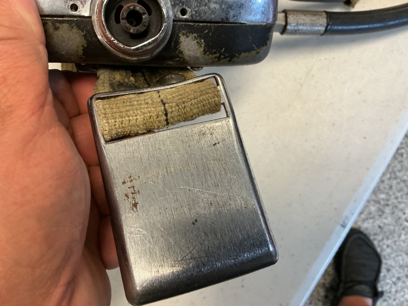 Vintage Scott Air-PAK Bottle Holder Harness & ATO Regulator