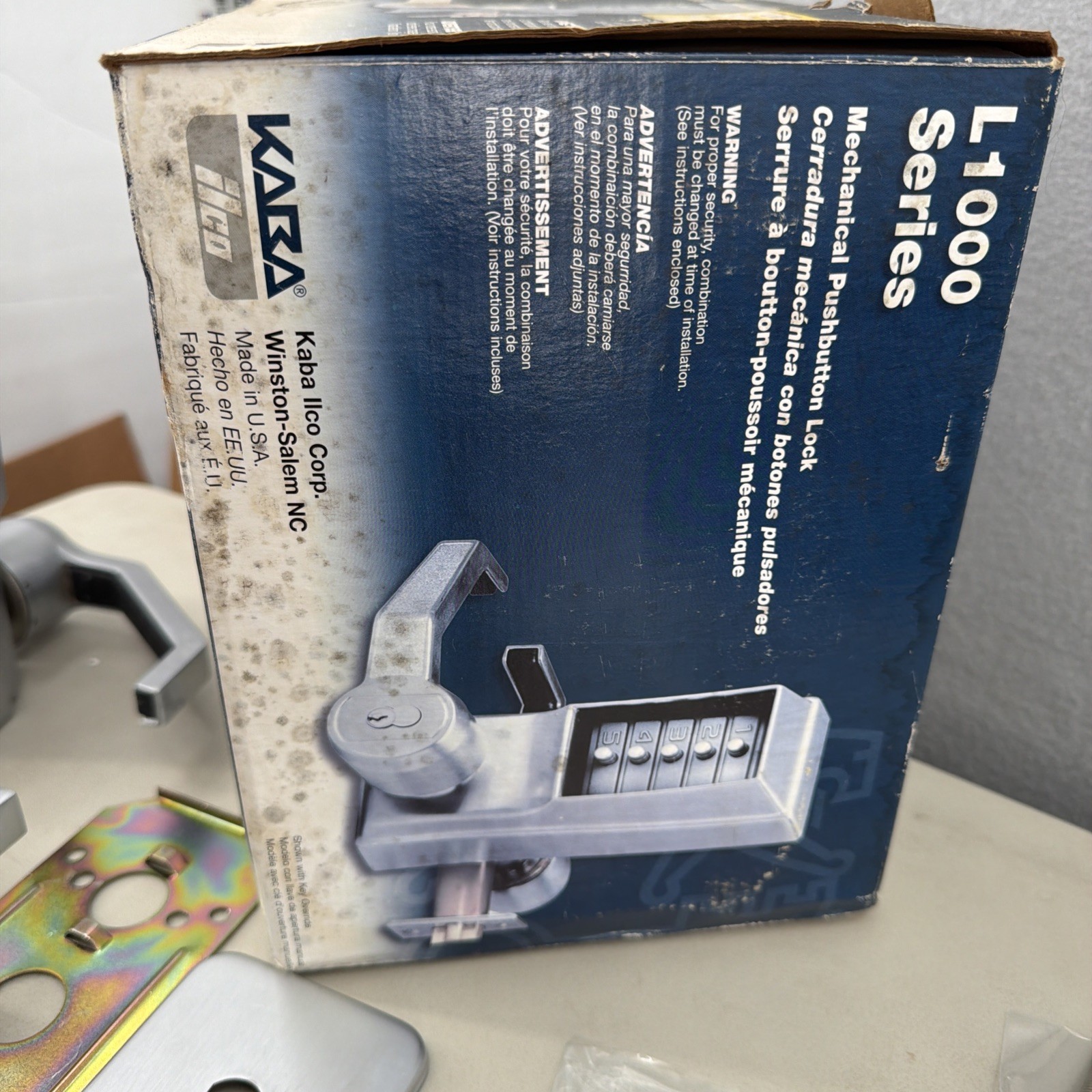 ILCO Unican L1000 Series LL1011-26D-41 Door Lock Satin Chrome