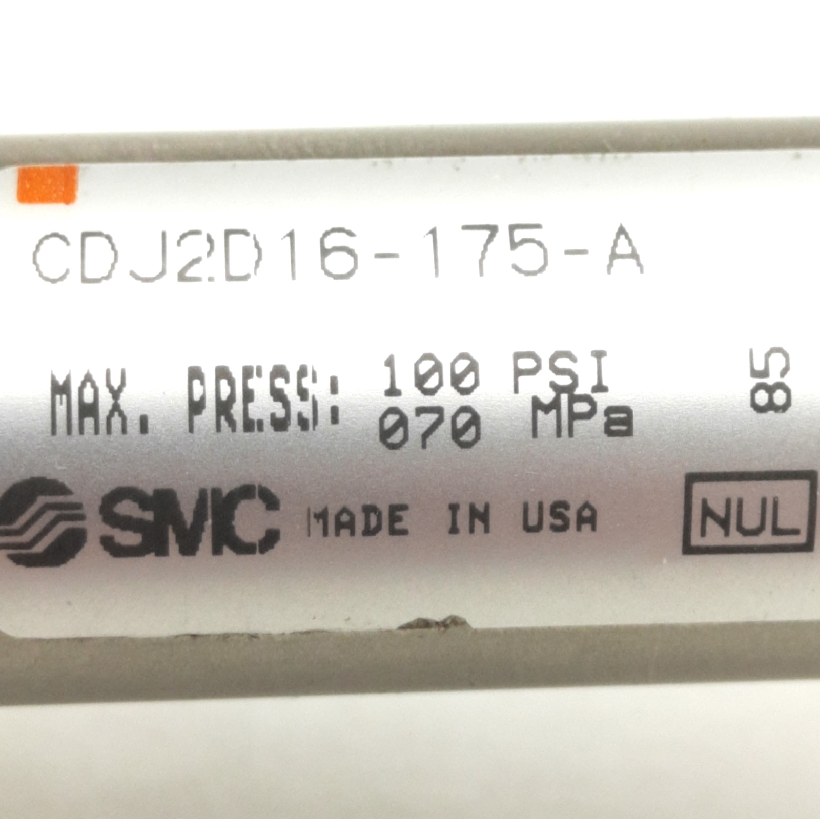 SMC CDJ2D16-175-A Double Acting Single Rod Cylinder, 175mm Stroke, 0.1-0.7MPa