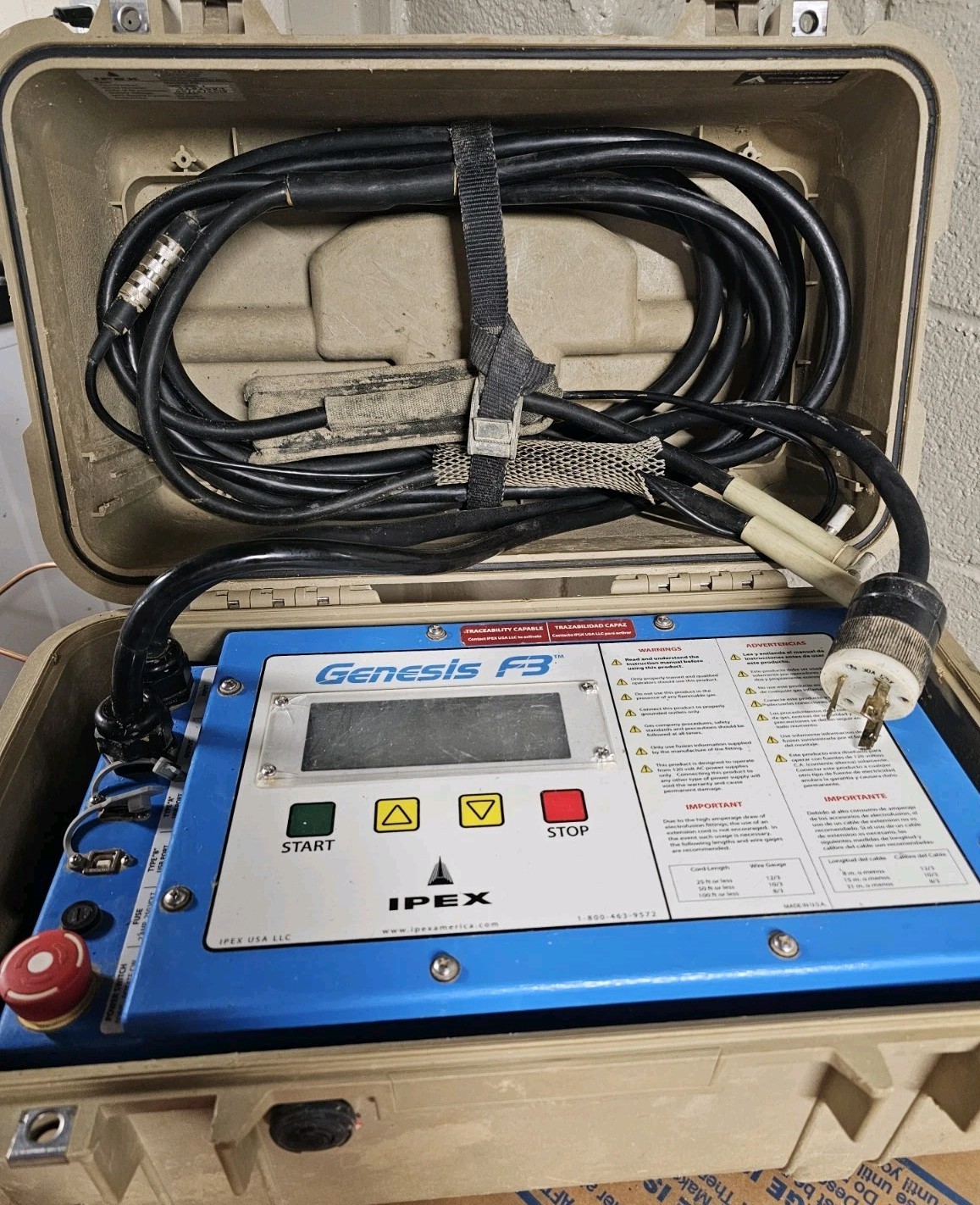 IPEX Genesis F3 Electrofusion Processor Machine – Used – Calibration Due 09/2026