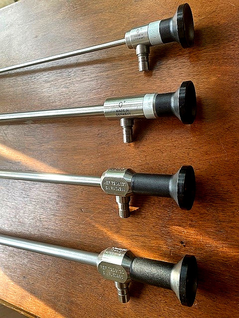 Dyonics Medical Rigid Laparoscopic Endoscope Lot of (4) / 0 degree 10mm 45degree