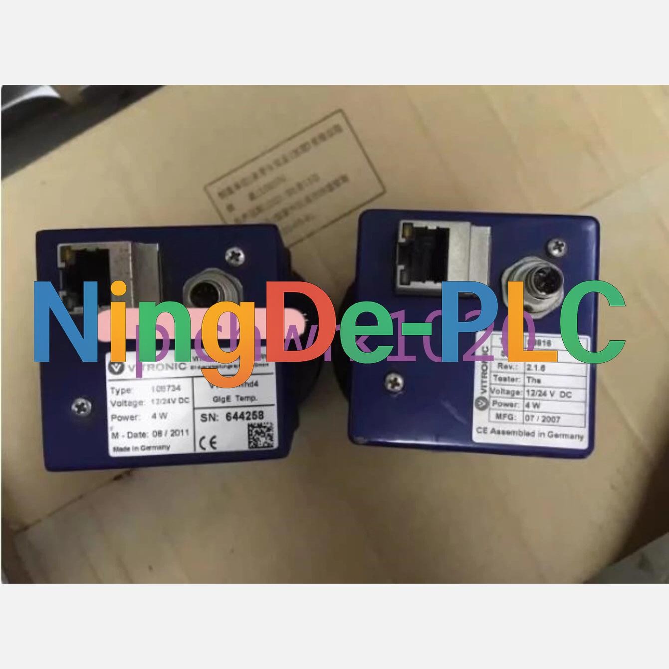 1 PCS VITRONIC 108734 Industrial Camera good