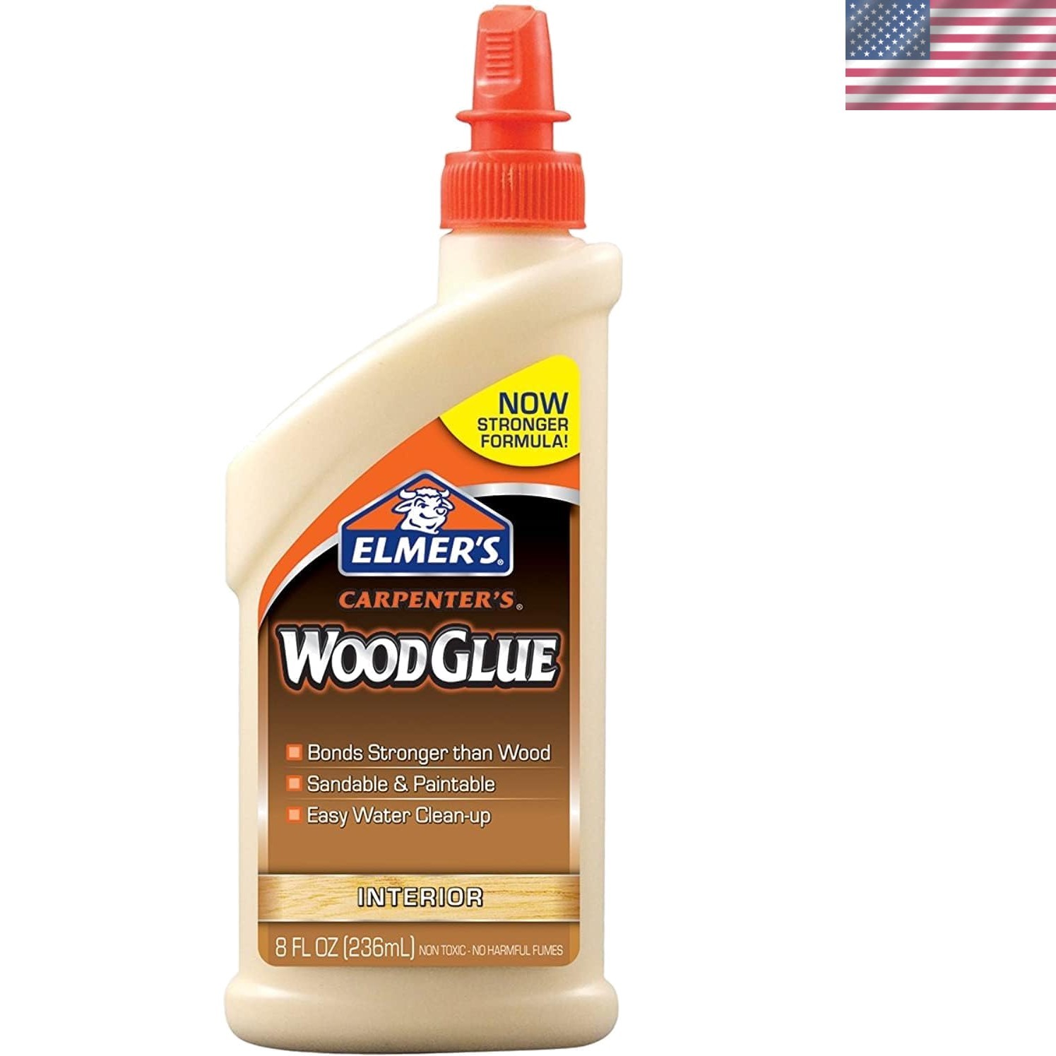 Carpenter’s Wood Glue, Interior, 8 Ounces , Tan