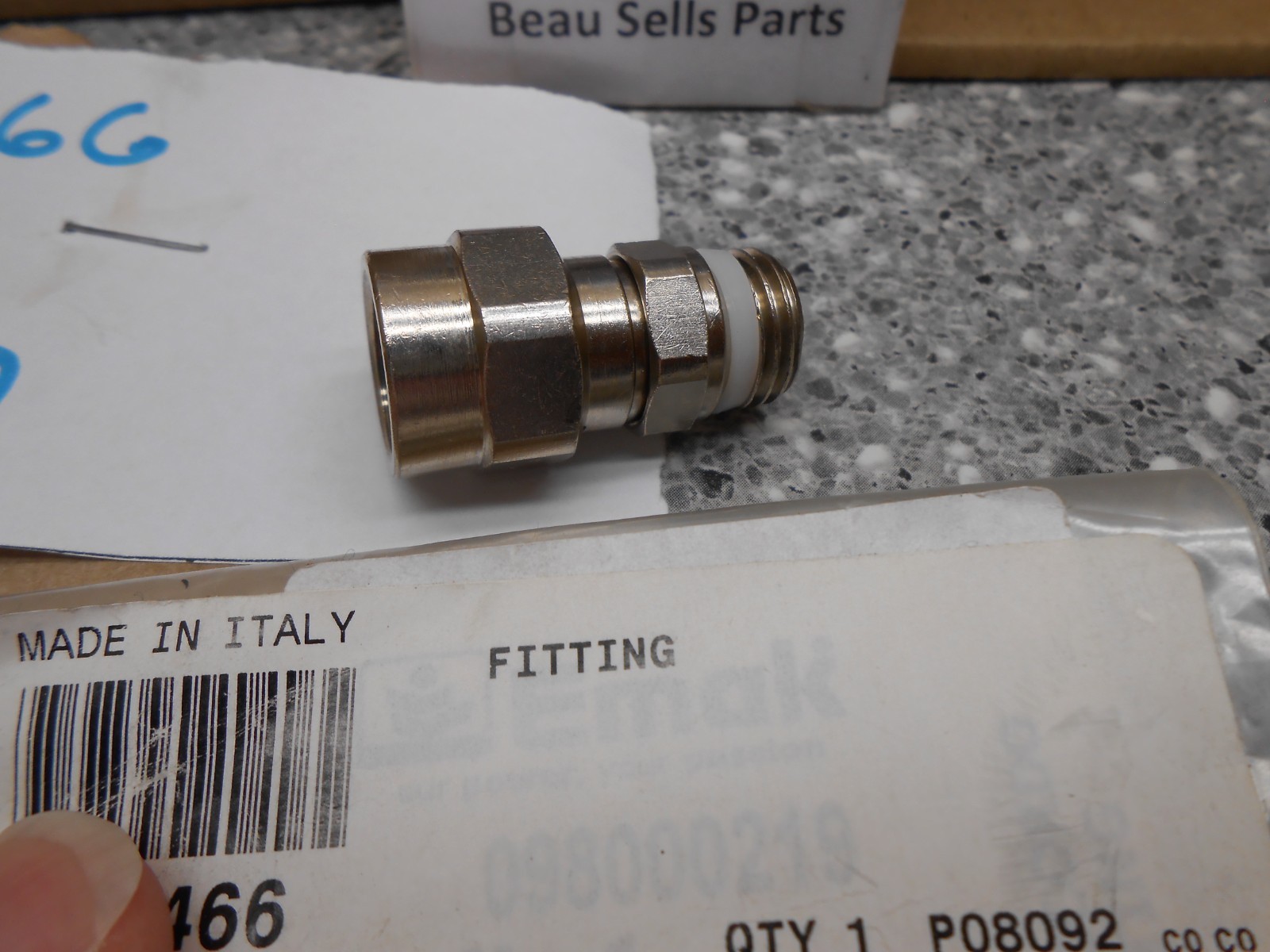 ICS Concrete Saw 71466 Water Delivery System Fitting fits 633GC Series