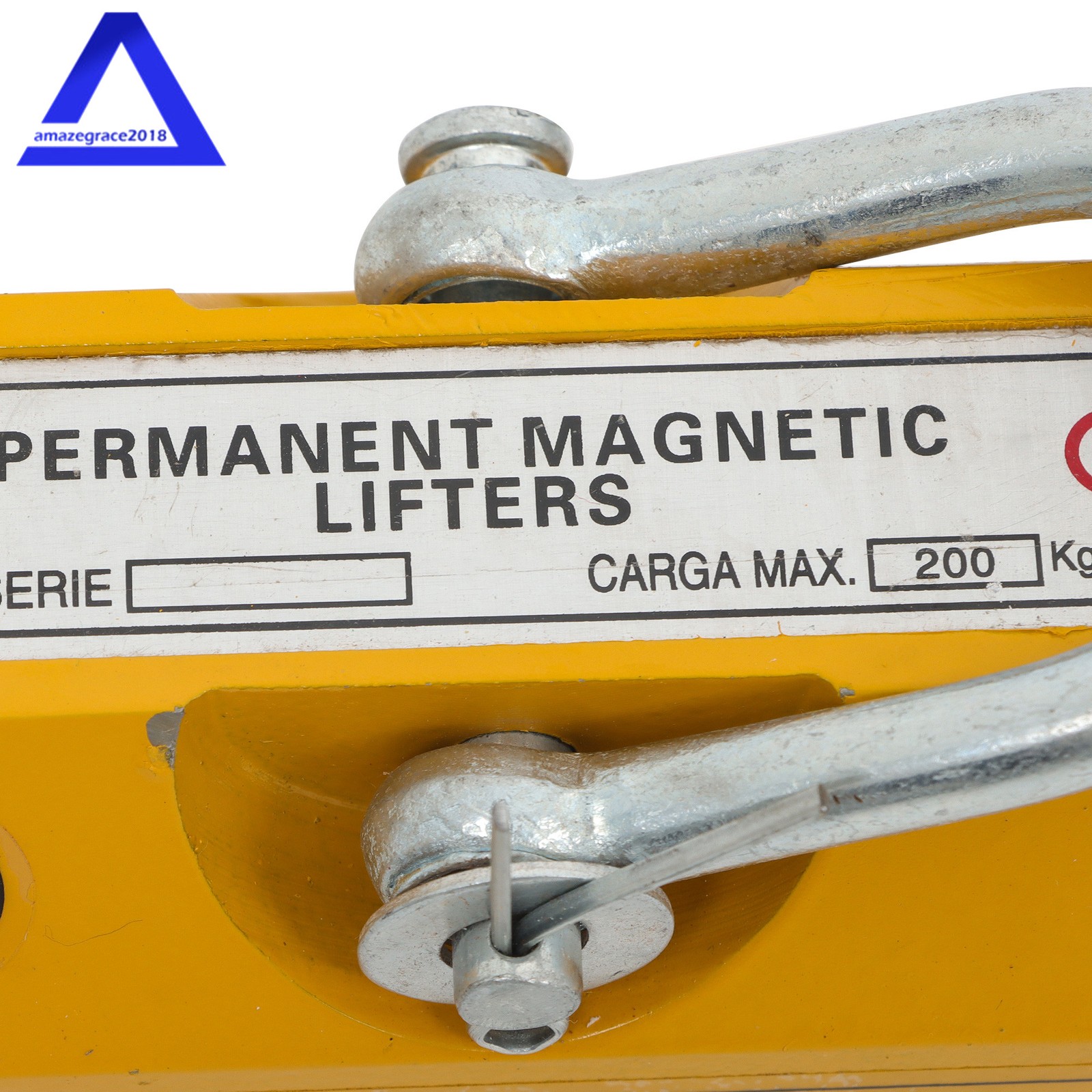 Magnetic Lifter Lifting Magnet 440 lbs/200 kg 2.5 Safety Factor Neodymium Hoist