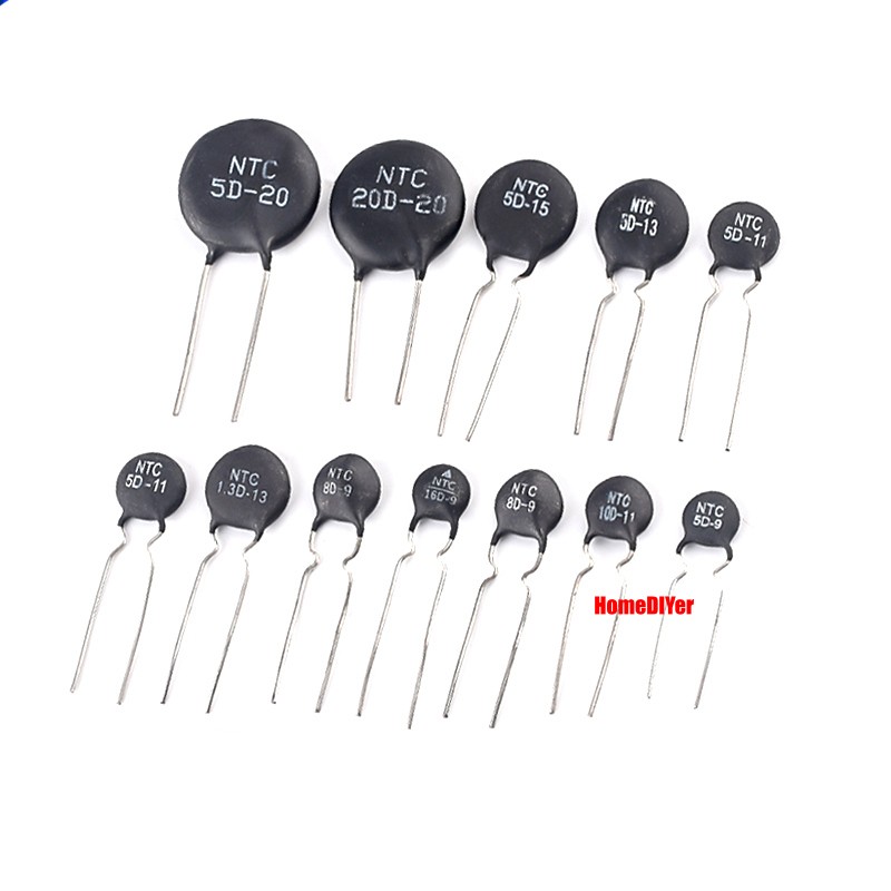 NTC/PTC Thermistor Temperature Sensor 3D/5D/8D/10D/20D/47D-5/7/9/11/13/15/20/25