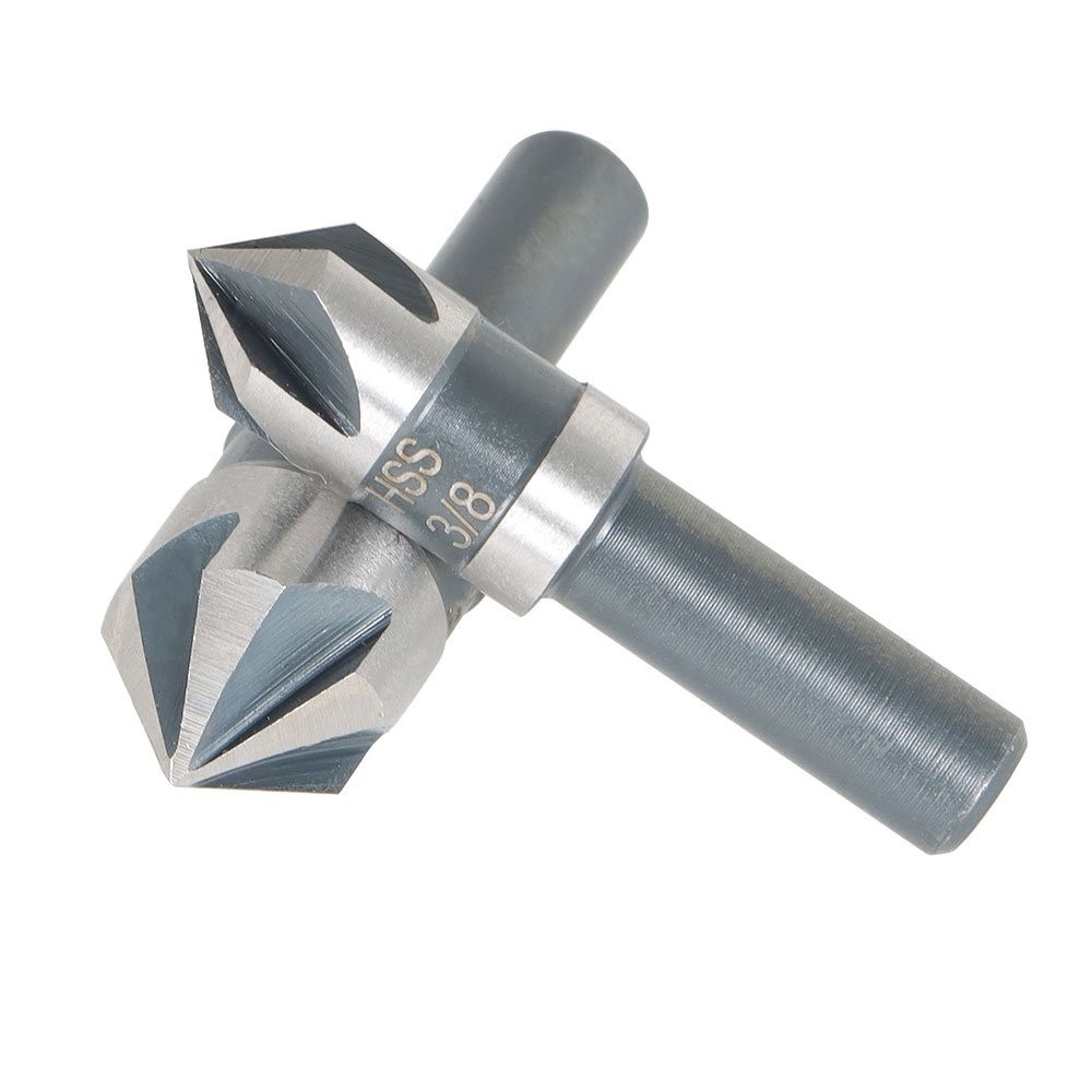 5 Pack High-Speed Steel Countersink Drill Bit Set For Metals Wood And Plastic
