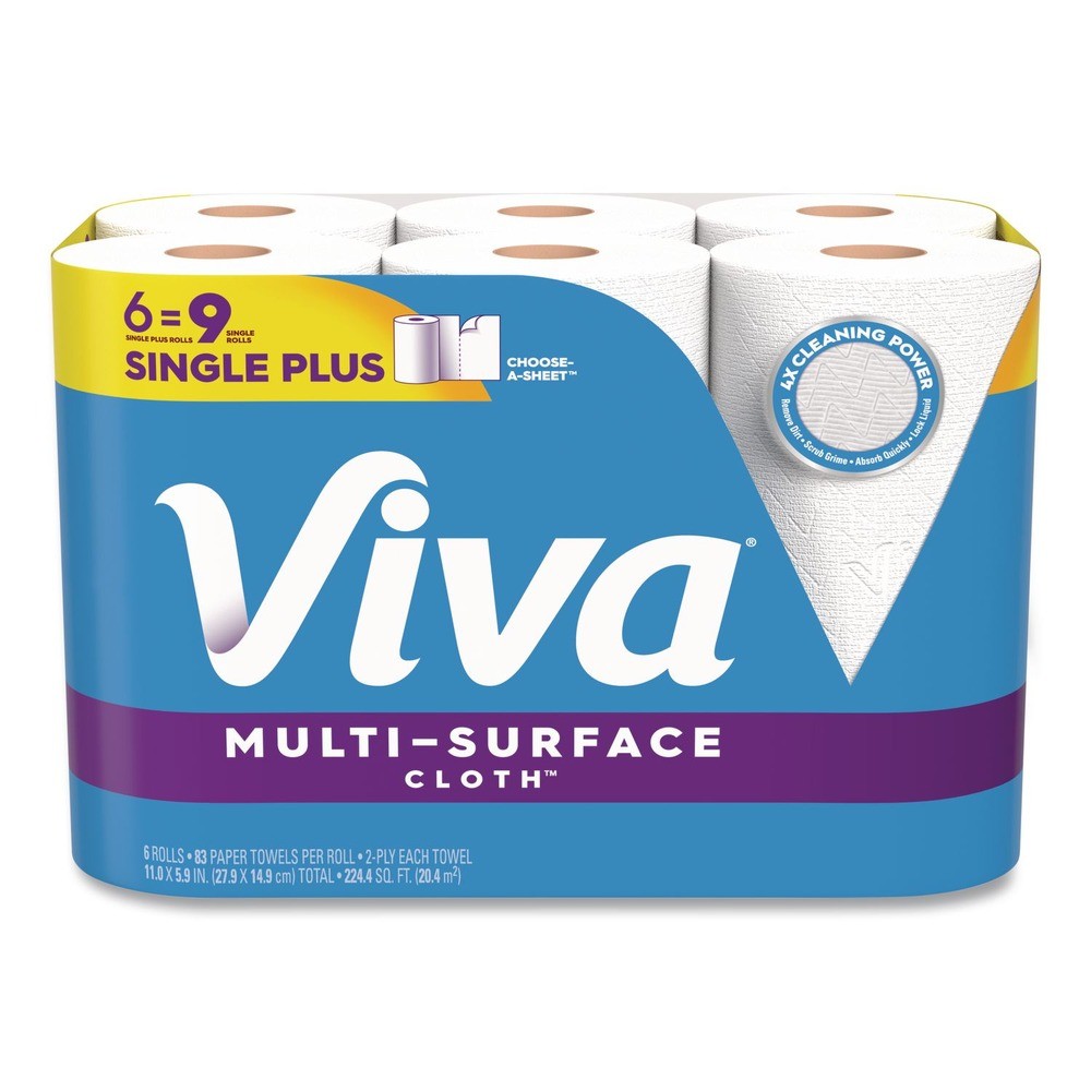 Viva 49413 11 in. x 5.9 in. 2-Ply Choose-A-Sheet Paper Towels – WT (24/CT) New