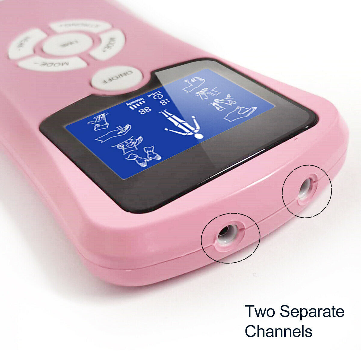 OSITO Dual Channel TENS EMS Unit Muscle Stimulator Machine for Sciatica, Chronic