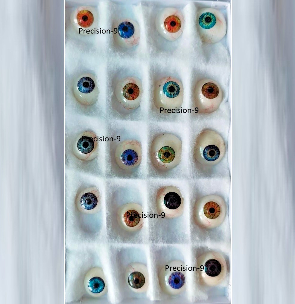 Ophthalmology Artificial Eyes Mixed Bulk Collection Prosthetic Eye 20PC