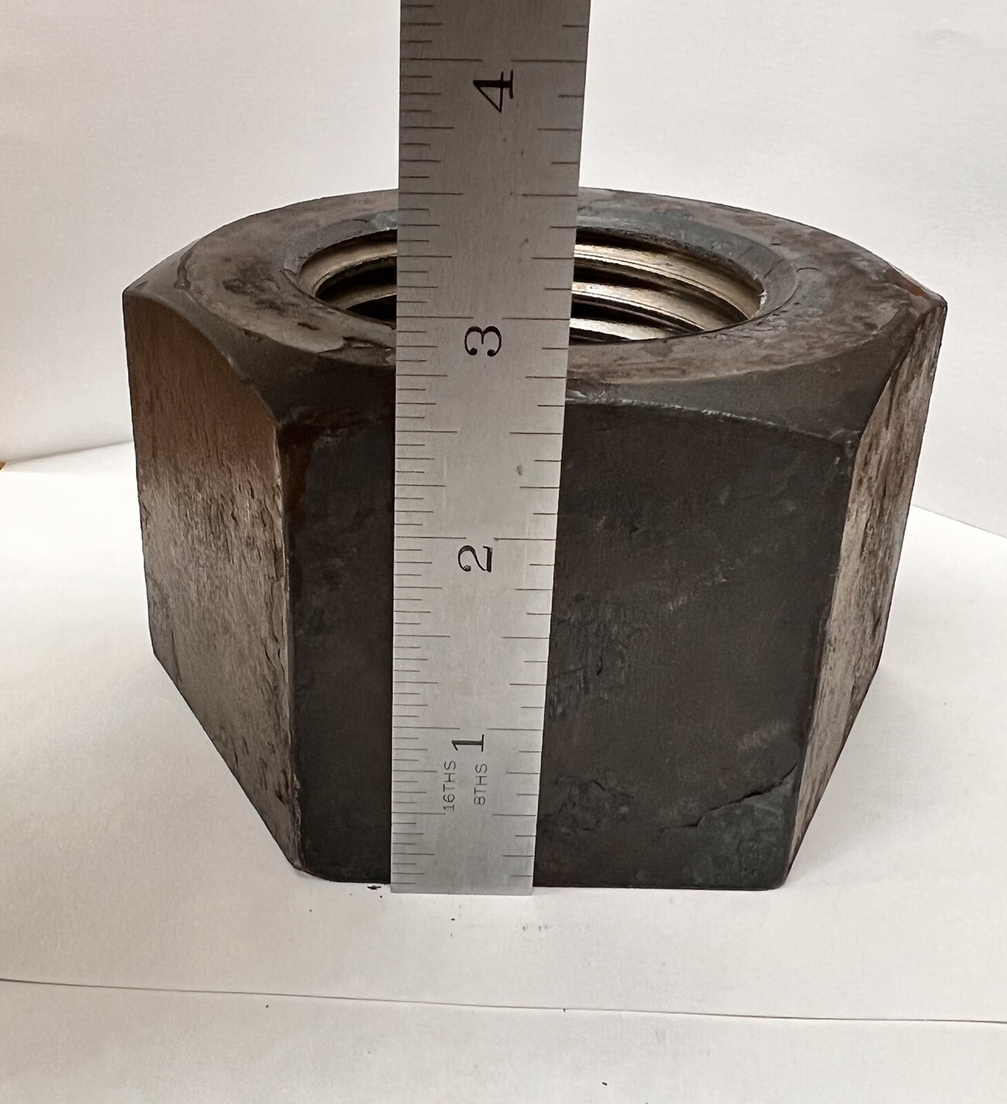 (1) 2 3/4 -4 Heavy Hex Nuts Grade 2 A563 2.75” -4 Large Big Huge 6.5 LBS/ea