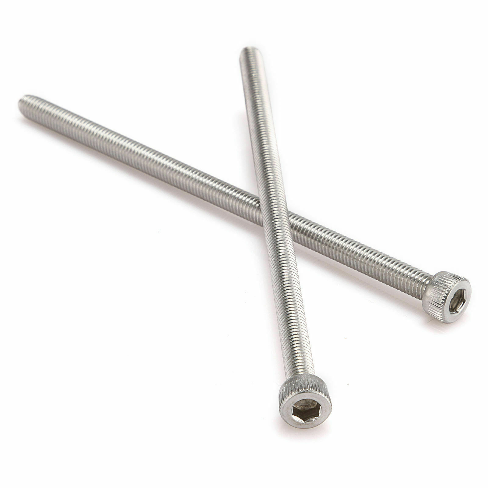 10/25/50/100/500pcs DIN912 M6 Stainless Steel 304 Hex Bolts Socket Cap Screws