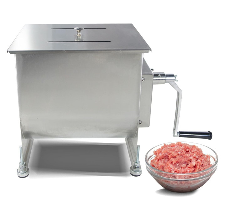 Mezcladora manual de carne 15 lb de acero inoxidable para salchichas, Nuevo