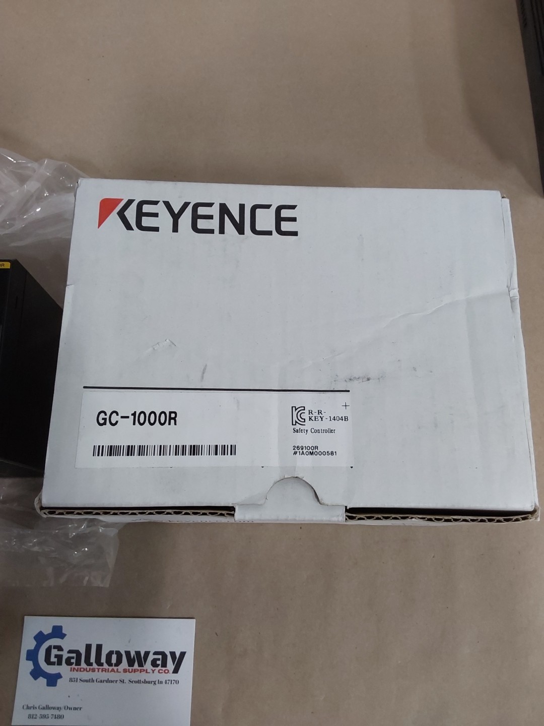 Keyence GC-1000R Safety Main Controller Relay Output
