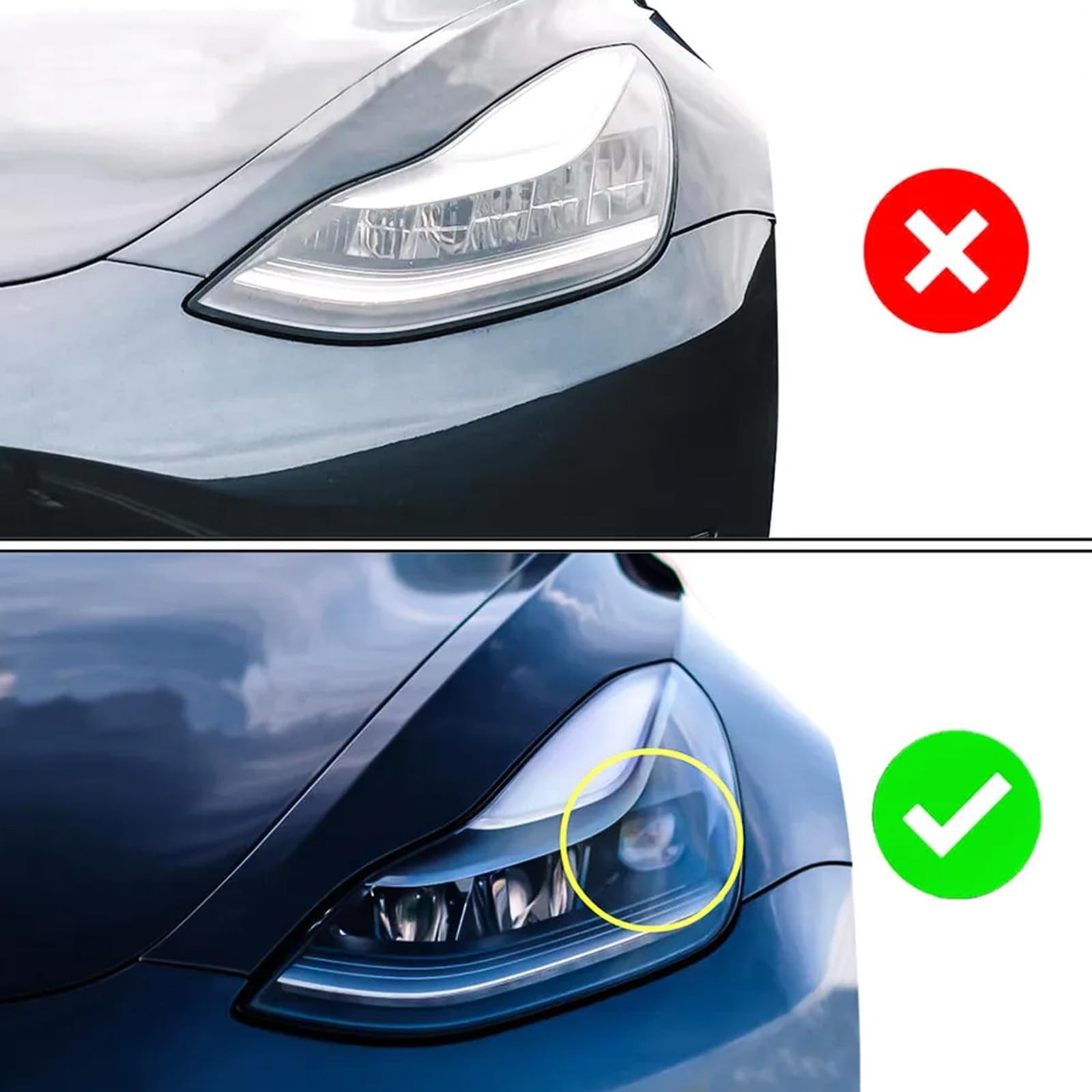 For 2021-2023 Tesla Model 3/Y Matrix Front Headlight LED Headlamp Left Side