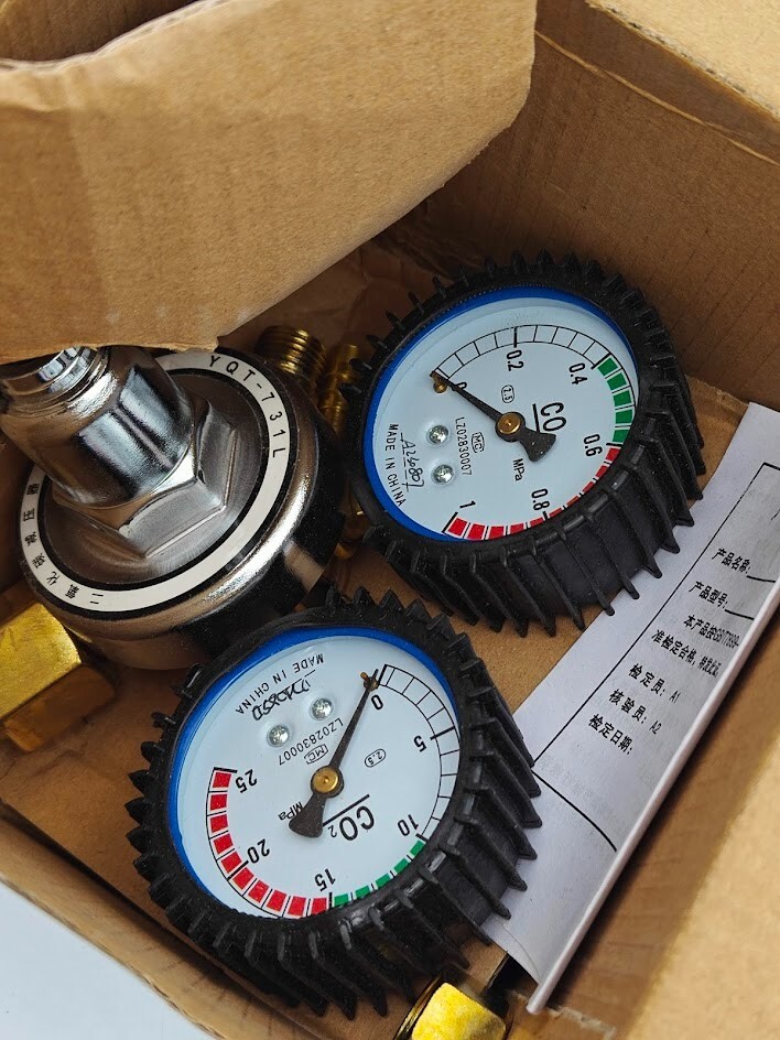 Co2 Regulator Hong Kong Shuangqi Co2 Flow Meter YQT-731L